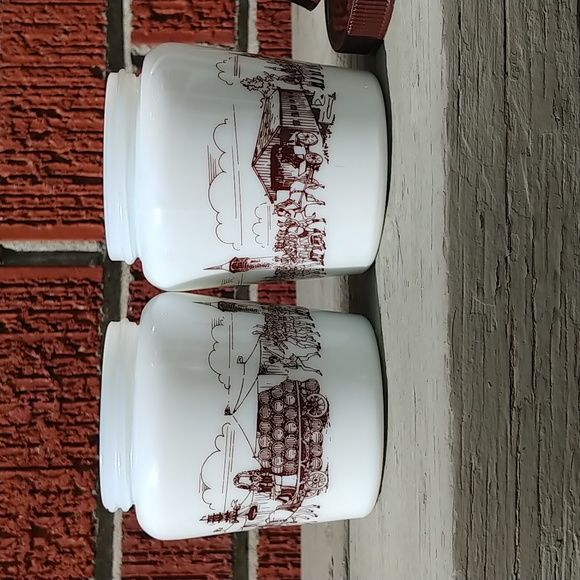 Oktoberfest/Bavarian vintage mid century set of small mustard/spice jars - Picture 6 of 6